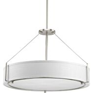 Ratio 6-Light Pendant in Brushed Nickel