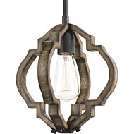 Spicewood 1-Light Mini Pendant in Gilded Iron