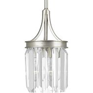 Glimmer 1-Light Mini Pendant in Silver Ridge