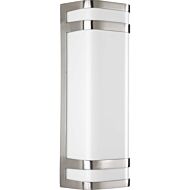 Valera LED 2-Light LED Wall Lantern in Brushed Nickel