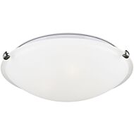 Sea Gull Clip Ceiling Light in Brushed Nickel