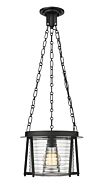 Cape Harbor Pendant 1-Light Pendant in Matte Black