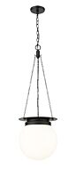 Calhoun 1-Light Pendant in Matte black