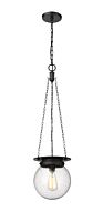 Calhoun 1-Light Pendant in Matte black