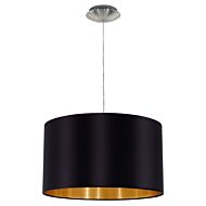 Maserlo 1-Light Pendant in Satin Nickel