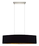 Maserlo 2-Light Pendant in Satin Nickel