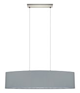 Maserlo 2-Light Pendant in Satin Nickel