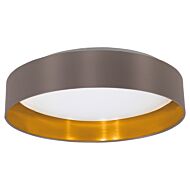 Maserlo 1-Light LED Ceiling Mount in Satin Nickel