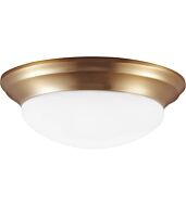 Sea Gull Nash Ceiling Light in Satin Brass