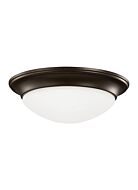 Nash 1-Light Flush Mount in Bronze