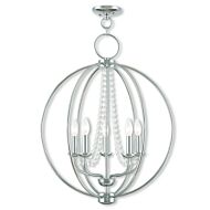 Arabella 5-Light Chandelier in Polished Chrome