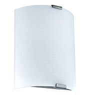 Grafik 1-Light LED Wall Light in Silver