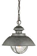 Harwich 1-Light Outdoor Pendant in Textured Gray