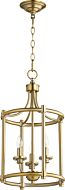 Three Light Entry Pendant by Quorum