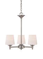 Darcy 3-Light Chandelier in Brushed Nickel