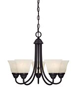 Kendall 5-Light Chandelier in Oil Rubbed Bronze