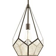 Cinq 1-Light Pendant in Antique Bronze