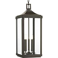 Gibbes Street 3-Light Hanging Lantern in Antique Bronze