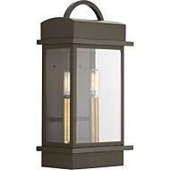 Santee 2-Light Wall Lantern in Antique Bronze