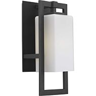 Jack 1-Light Wall Lantern in Black