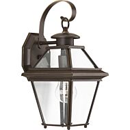 Burlington 1-Light Wall Lantern in Antique Bronze