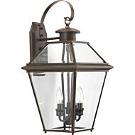 Burlington 3-Light Wall Lantern in Antique Bronze