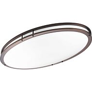 LED Linear 1-Light LED Flush Mount in Urban Bronze