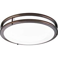 LED Linear 1-Light LED Flush Mount in Urban Bronze