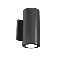 Modern Forms Vessel 2 Light Outdoor Wall Light in Black