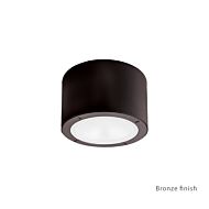 Modern Forms Vessel 1 Light Outdoor Flush Mount in Bronze