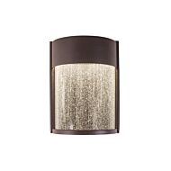 Modern Forms Rain 1 Light Outdoor Wall Light in Bronze