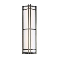 Modern Forms Skyscraper 1 Light Outdoor Wall Light in Bronze