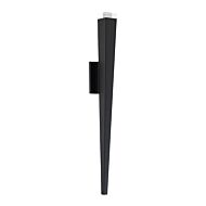 Modern Forms Staff 1 Light Outdoor Wall Light in Black