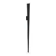 Modern Forms Staff 1 Light Outdoor Wall Light in Black