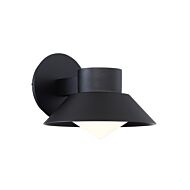 Modern Forms Oslo 1 Light Outdoor Wall Light in Black