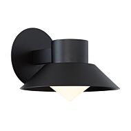 Modern Forms Oslo 1 Light Outdoor Wall Light in Black