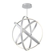 Modern Forms Kinetic 1 Light Chandelier in Titanium