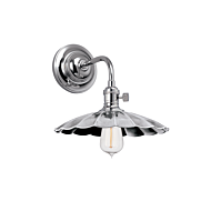 Hudson Valley Heirloom 9 Inch Wall Sconce in Polished Nickel