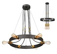 Z-Lite Troubadour 6-Light Chandelier In Bronze