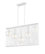 Z-Lite Contour 5-Light Chandelier In White