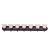 Maxim Lighting Essentials 7 Light Bathroom Vanity Light in Oil Rubbed Bronze