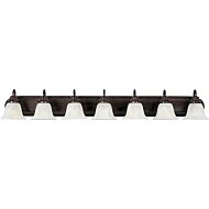 Maxim Lighting Essentials 7 Light Bathroom Vanity Light in Oil Rubbed Bronze