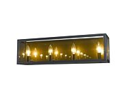 Z-Lite Infinity 4-Light Bathroom Vanity Light In Misty Charcoal