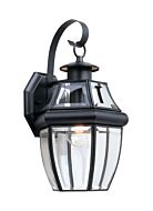 Sea Gull Lancaster 14 Inch Outdoor Wall Light in Black