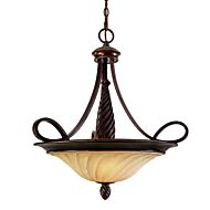 Golden Torbellino 3 Light 25 Inch Pendant Light in Cordoban Bronze