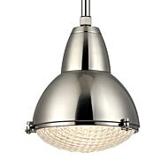 Hudson Valley Belmont 13 Inch Pendant Light in Satin Nickel