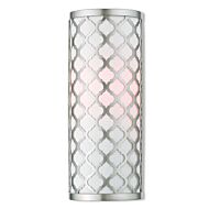 Arabesque 1-Light Wall Sconce in Brushed Nickel