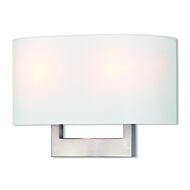 ADA Wall Sconces 2-Light Wall Sconce in Brushed Nickel