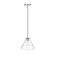 Aliza One Light Pendant in Brushed Nickel by Millennium