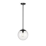 Millennium Lighting Avell 1-Light Pendant Light In Matte Black